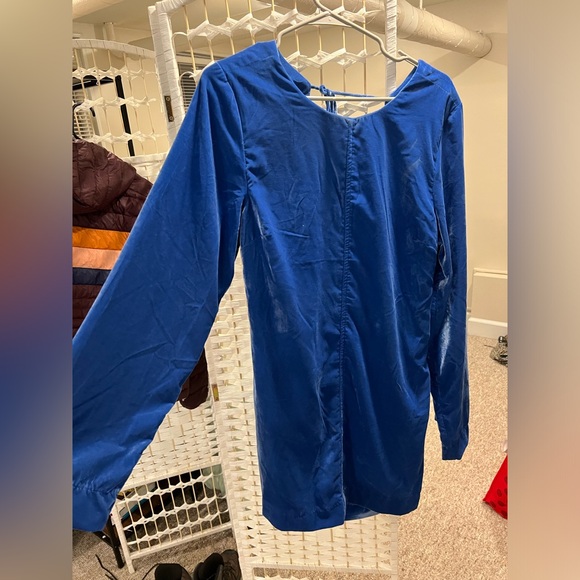 Blue Velvet Free People Dress BRAND NEW! Size L - Picture 1 of 5